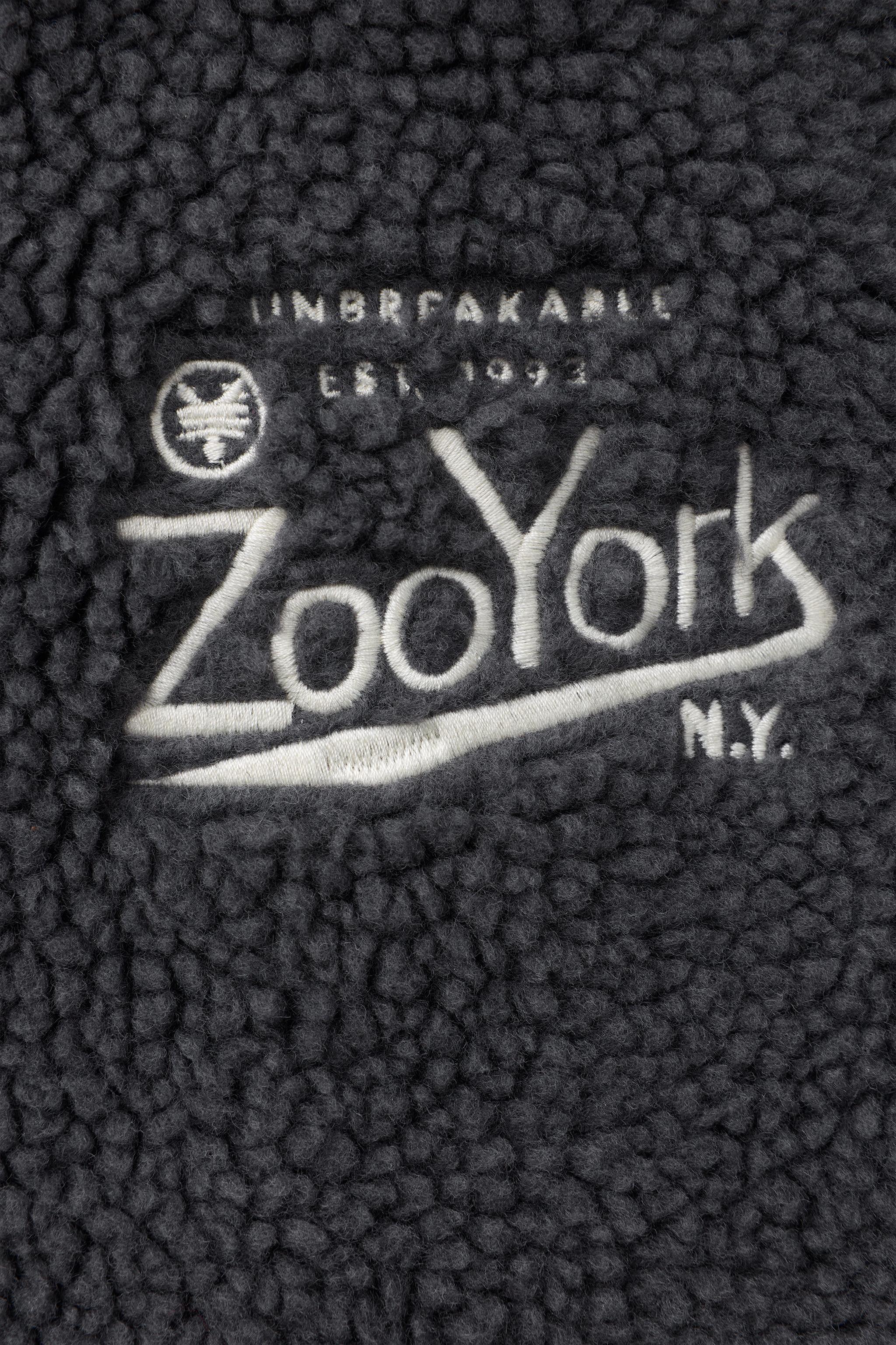 ZOO YORK® X ZARA REMOVABLE HOOD EMBROIDERED FLEECE OVERSHIRT